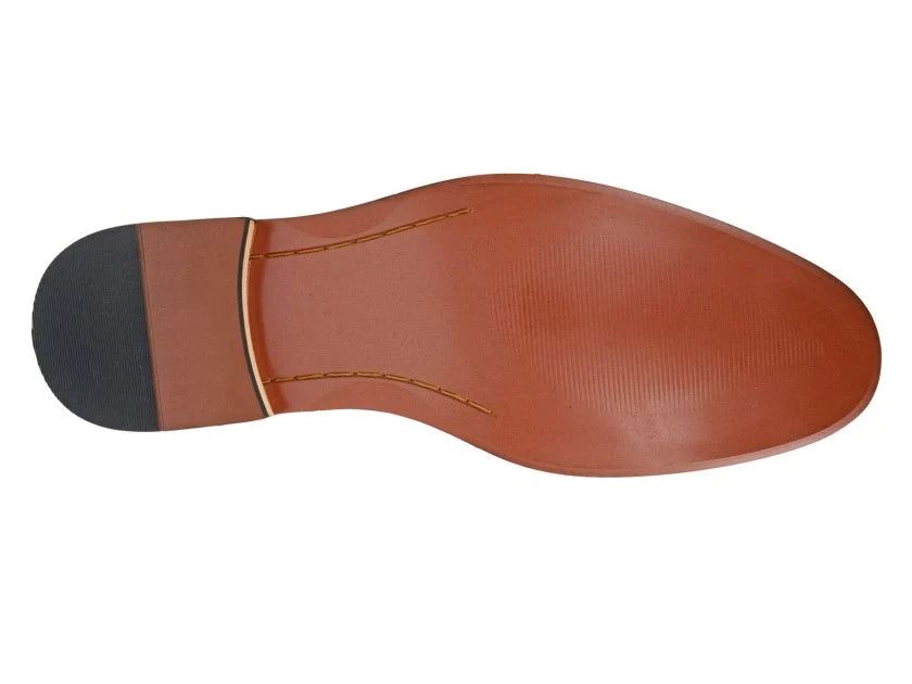 Goor DANIEL Brogue Shoes M410DB - Dark Brown Herringbone