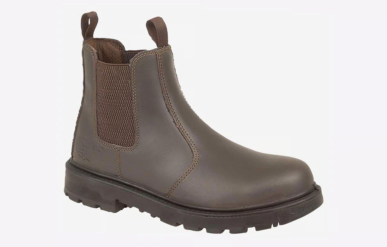 Grafters Grinder Safety Dealer Boot -M808B brown