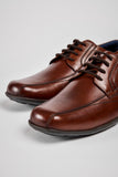 Pod Angus Cognac Tan Leather Laced Shoe