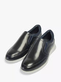 Pod Holden Navy Leather Slip On Sale