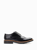 Base of London Woburn Black HI Shine Leather Brogue