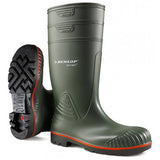 Dunlop Acifort Dark Green Steel Toe Wellington W138