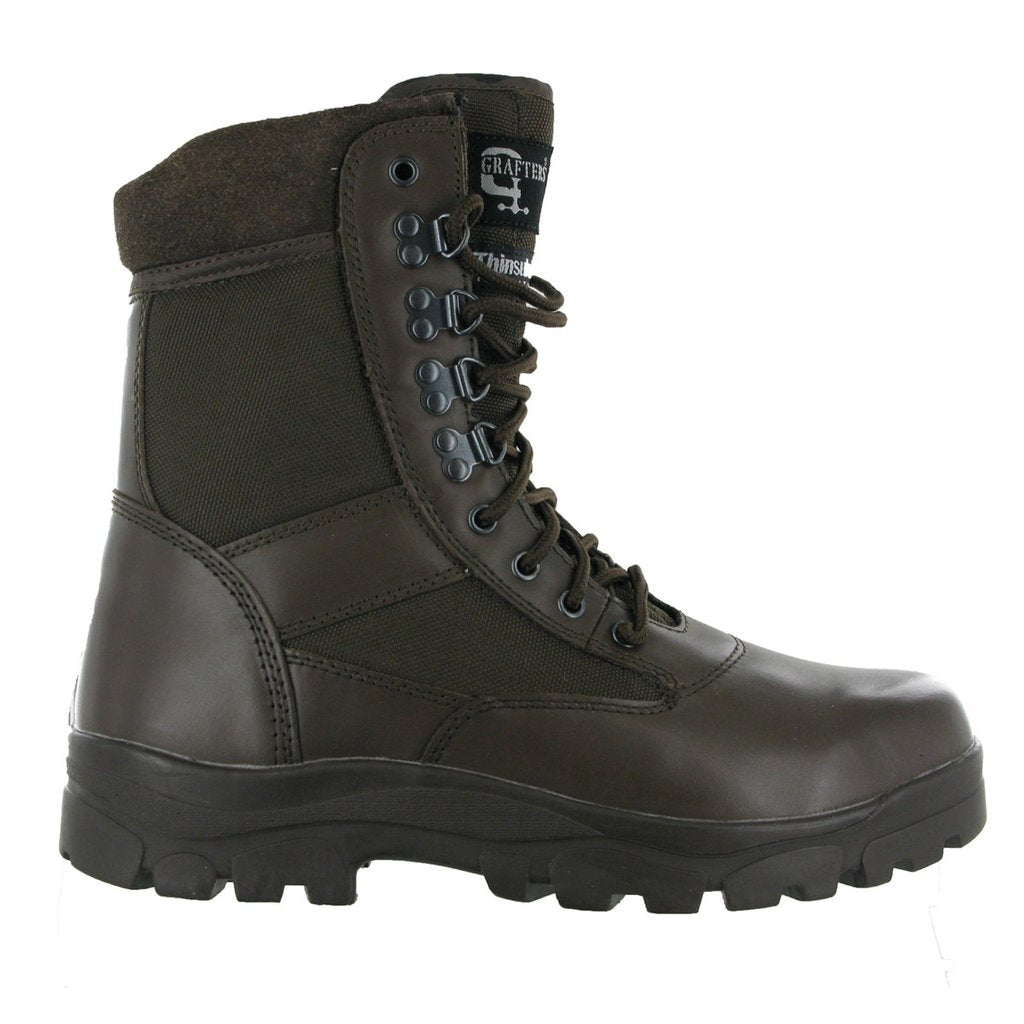 Non leather cheap steel toe boots