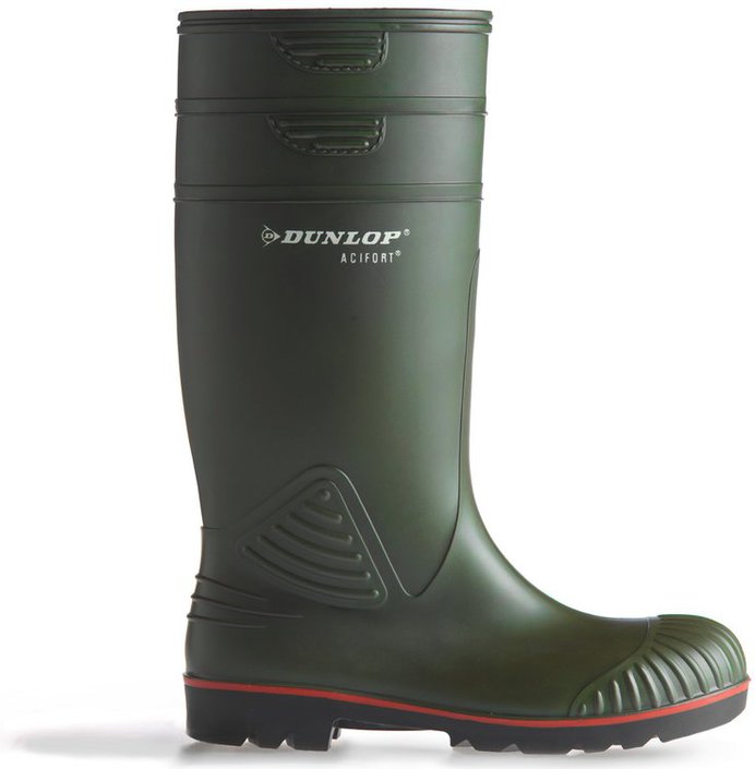 Dunlop rubber boots steel clearance toe