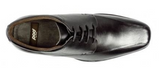 Pod Angus Black Leather Laced Shoe