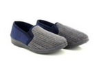 Zedzz MS219C Navy Herringbone Slipper Sale