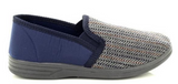 Zedzz MS219C Navy Herringbone Slipper Sale