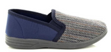 Zedzz MS219C Navy Herringbone Slipper