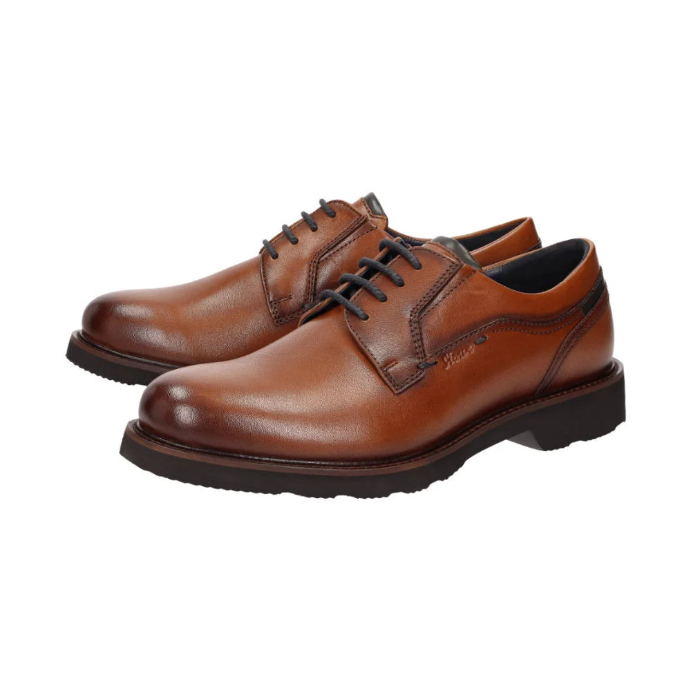 Sioux Dilip-716-H Brown Lace-Up Shoes
