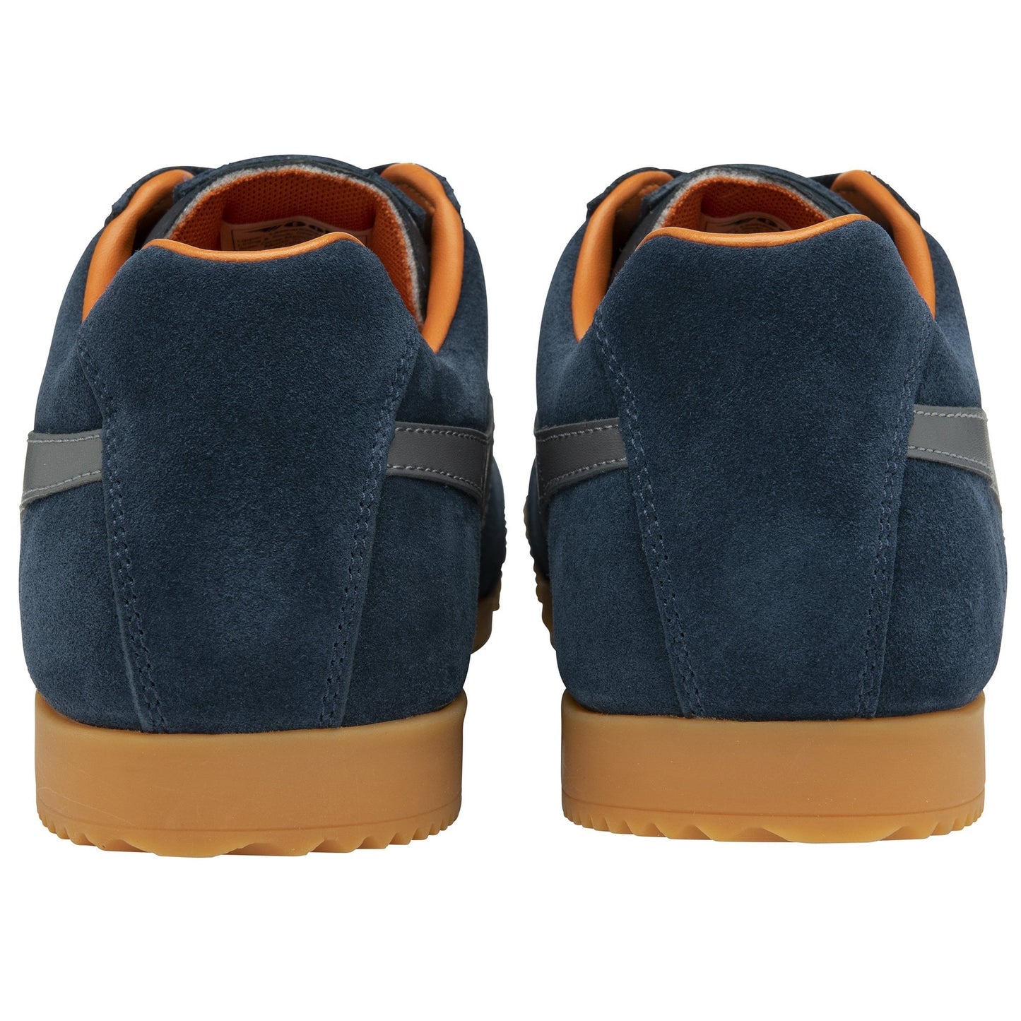 Gola Harrier Suede Trainers Navy / Ash / Moody Orange