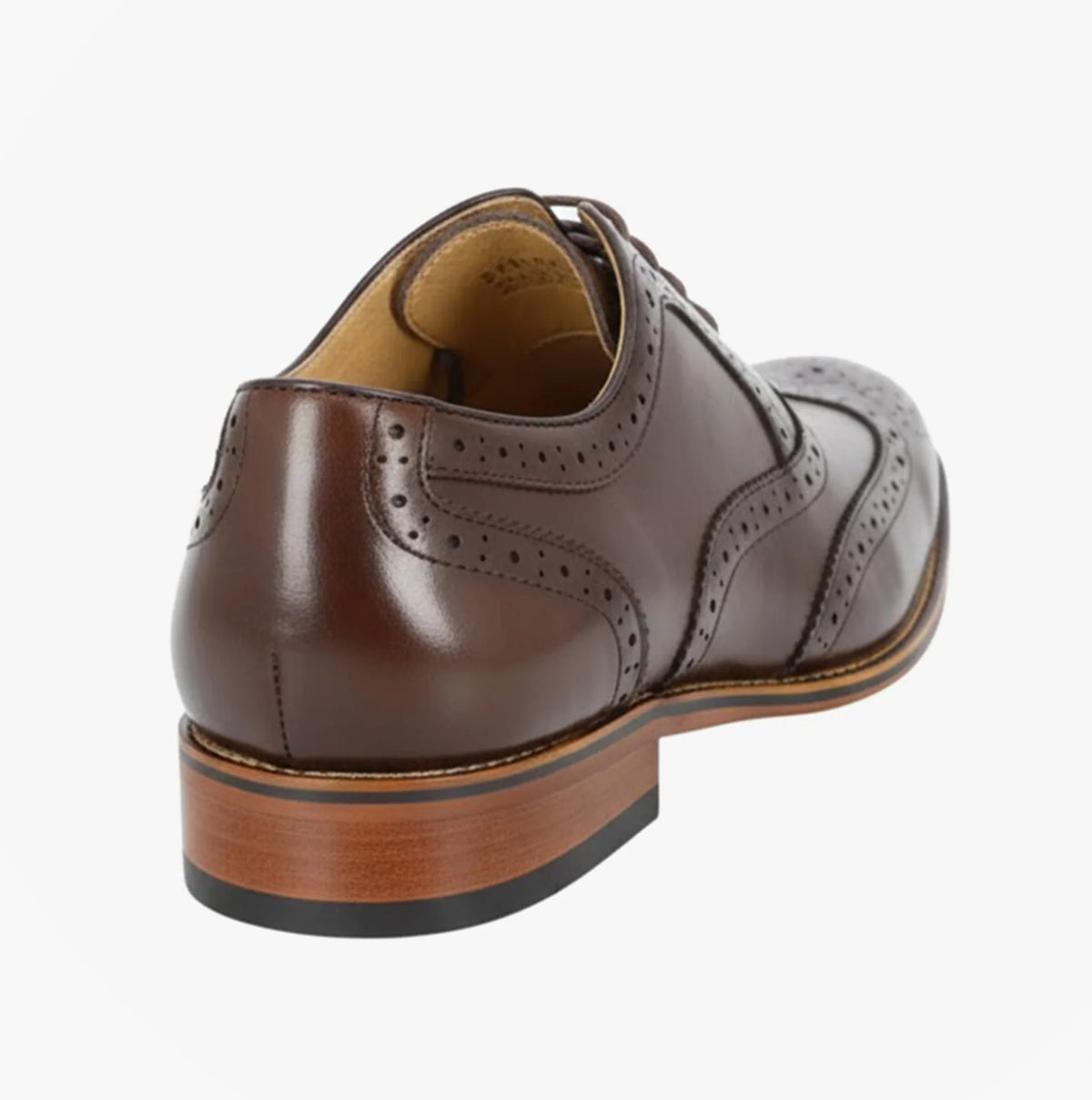Goor ALFRED Brogue Oxford Shoes M424DB -  Dark Brown