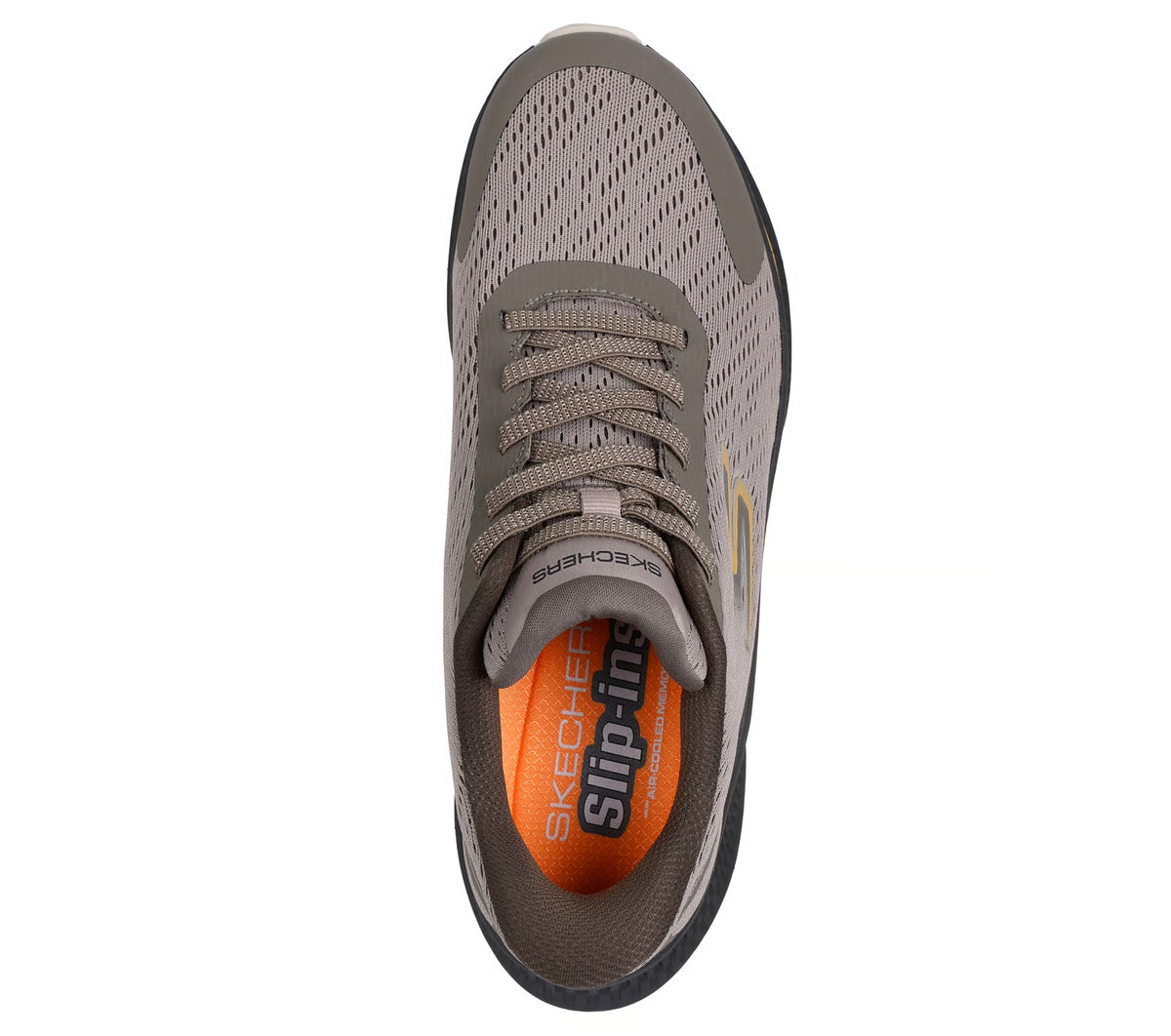 Skechers Go Run Consistent 2.0 - Wide - Taupe/Yellow 220880