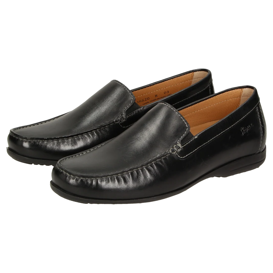Sioux Gion Slip-on - Wide H - Black