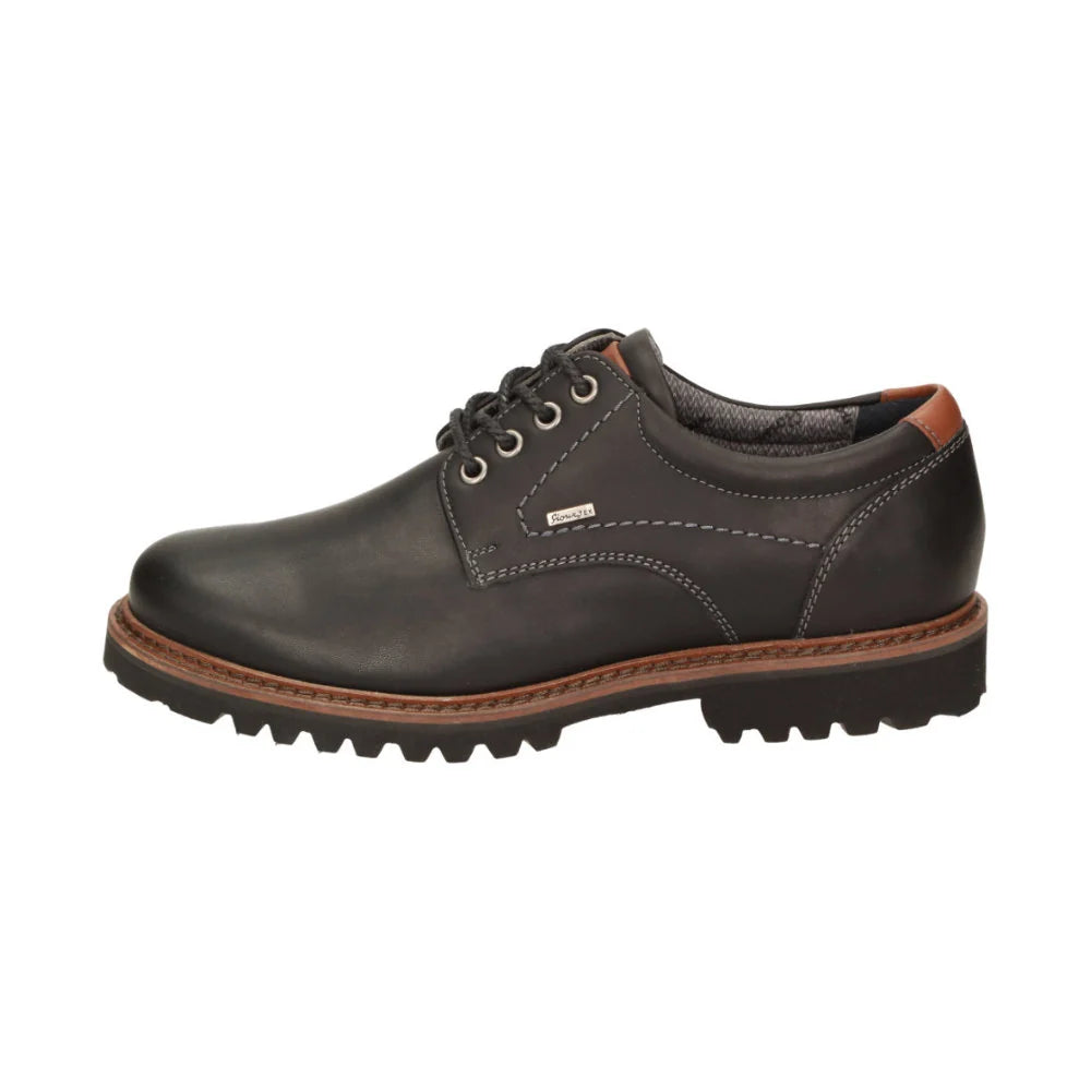 Sioux Adalrik-703-Tex-H Black Lace-Up Shoes