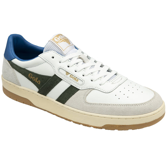 Gola Hawk Trainer White/Dark Khaki/Sapphire