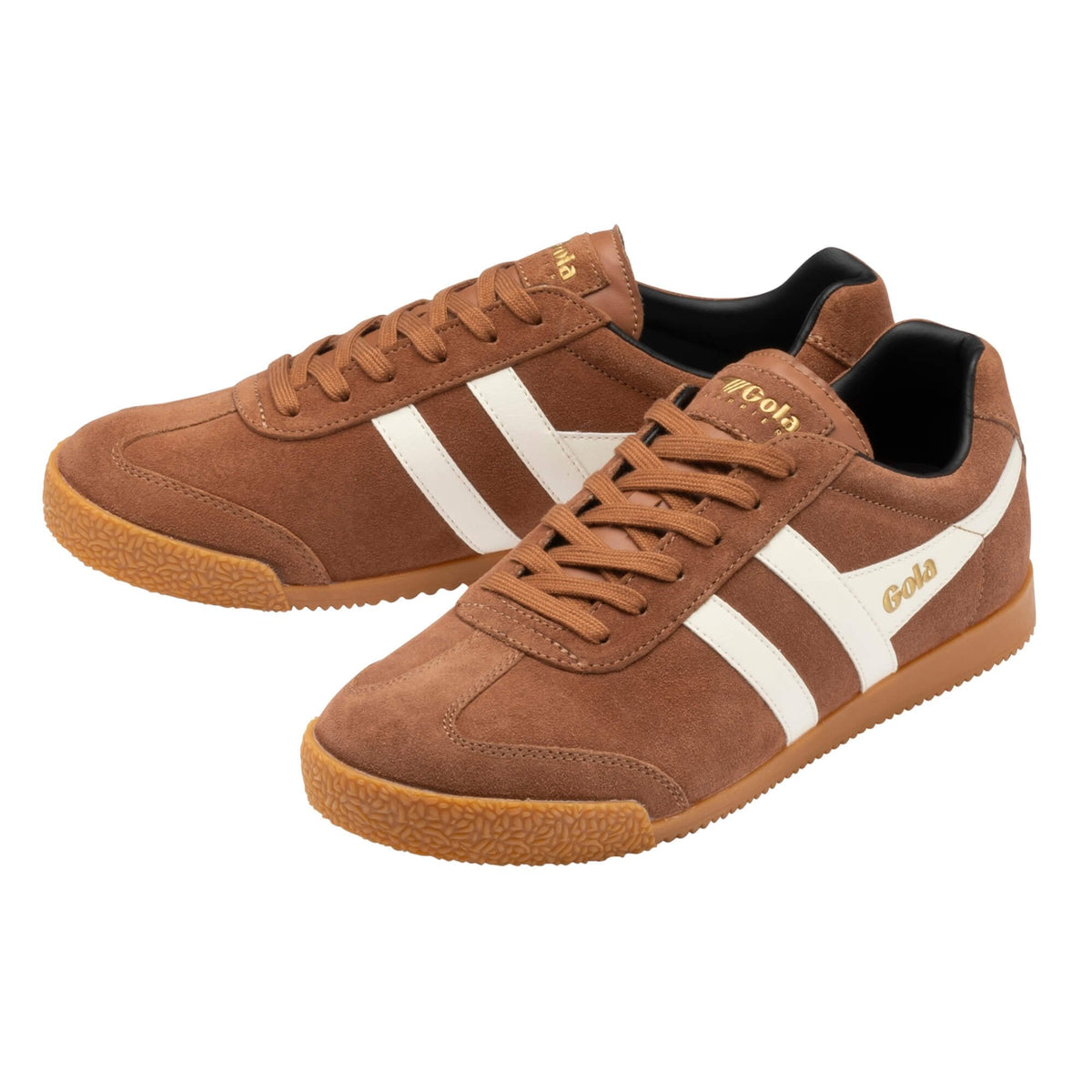 Gola Harrier Trainer Umber / Off White / Black
