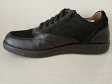 Jomos Extra Wide Black Leather and Nubuck Style F