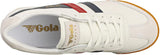 GOLA HARRIER White/Navy/Red Leather