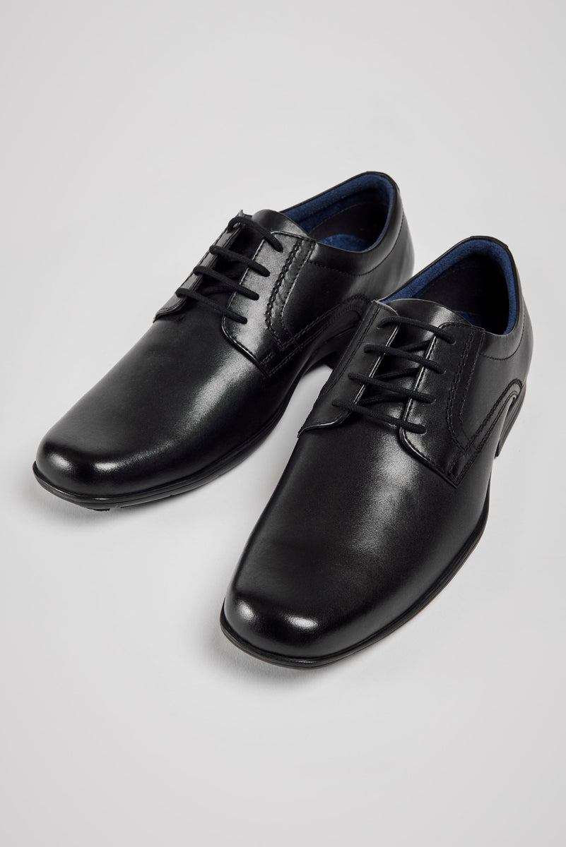 Pod Alec Black Leather Laced Shoe SALE – Big Shoes - By Heathers Shoes ...