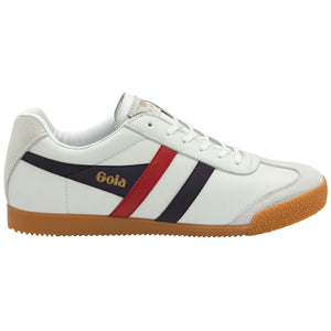 GOLA HARRIER White/Navy/Red Leather