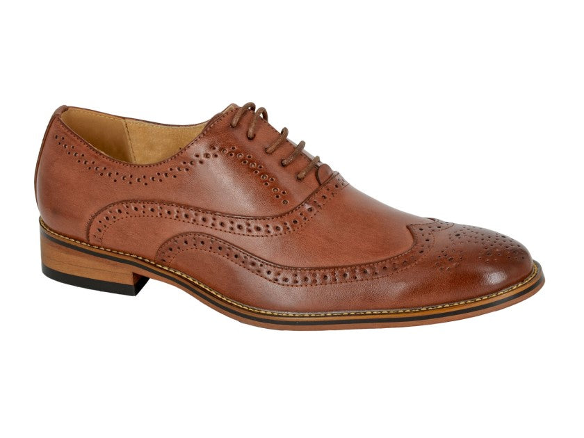 GOOR Lace Up Brogue Style Formal Shoe