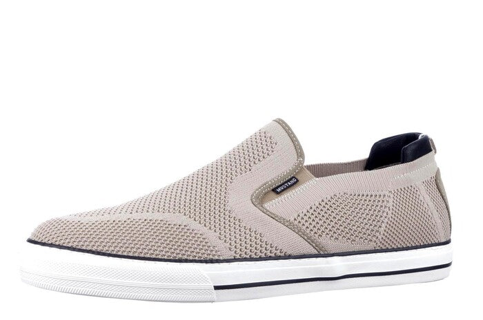 Mustang Taupe Canvas Slip On