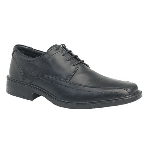 Roamers 4 Eye Laced Shoe, Tramline Panel