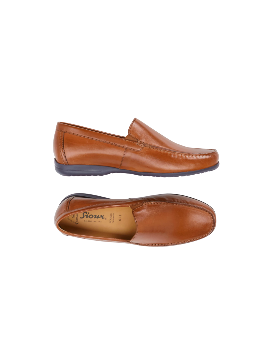 Sioux Gion Loafers - Wide H - Congac