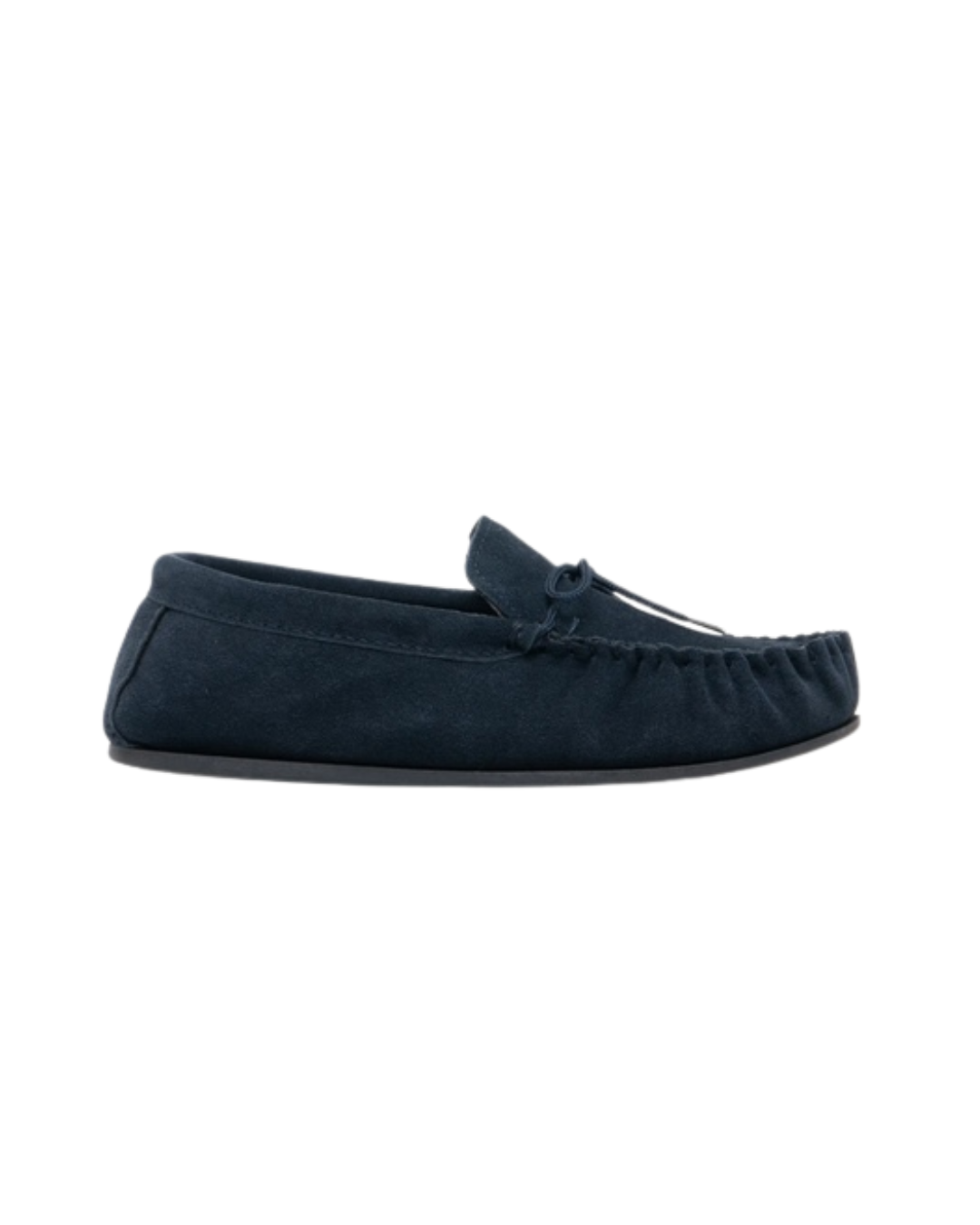 Mokkers Bruce Suede Leather Moccasin Navy