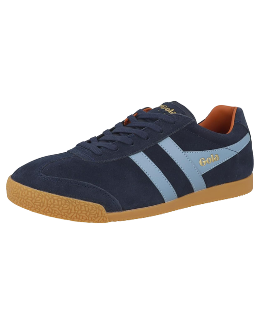 Gola Harrier Trainer Navy/ Iceburg / Moody Orange