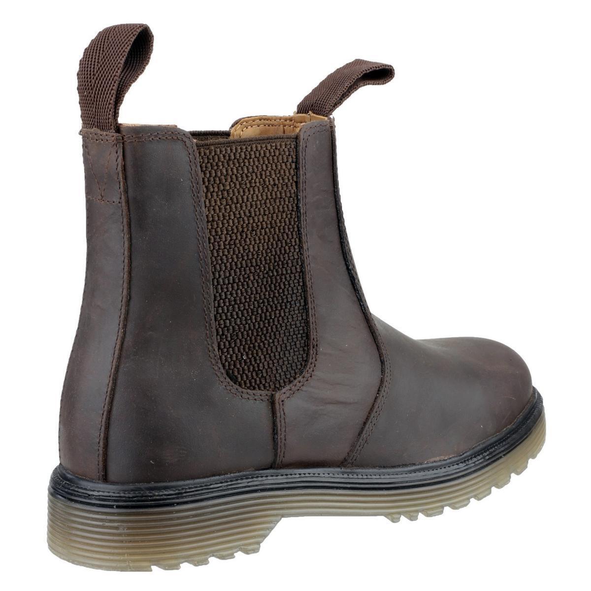 Amblers Chelmsford Waxy Leather Chelsea Boot brown