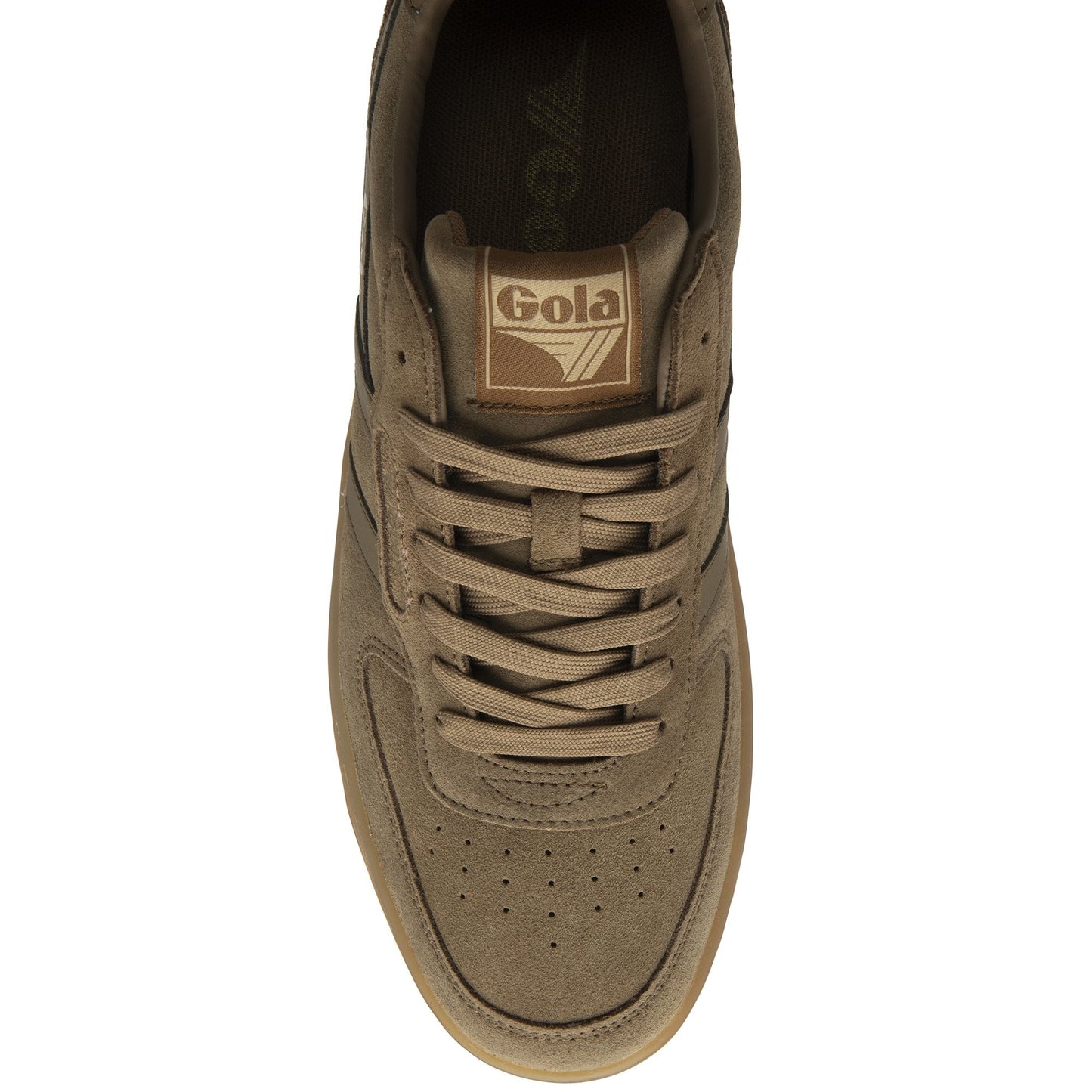 Gola Hawk Suede '86 Trainer KHAKI/GUM
