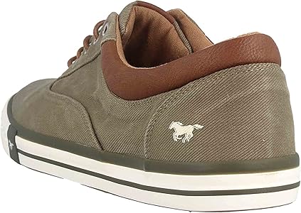 Mustang Sneaker Sneaker Canvas Herren Mustang Khaki Green Canvas
