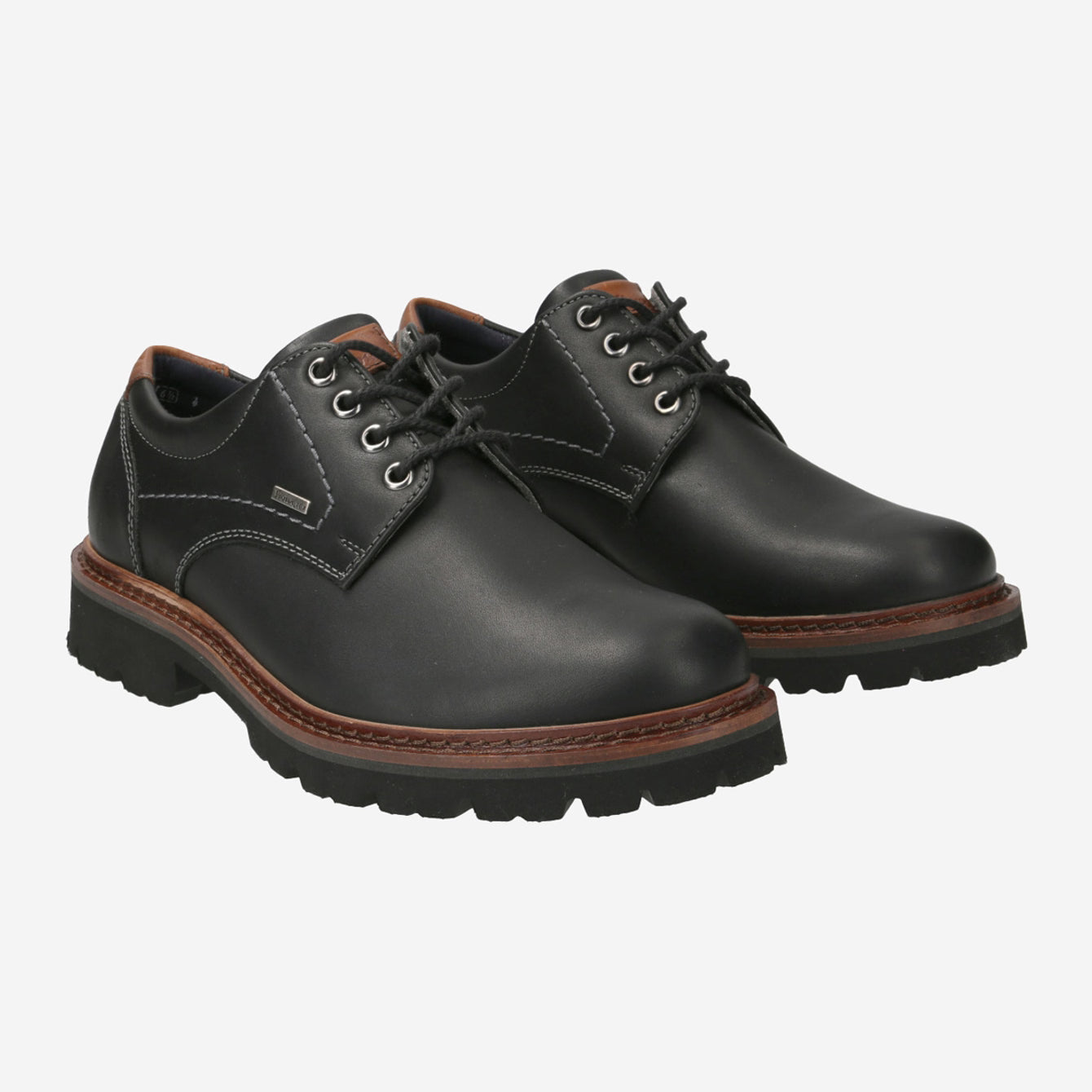 Sioux Adalrik-703-Tex-H Lace-Up Shoes Black