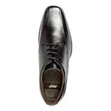 Pod Angus Black Leather Laced Shoe