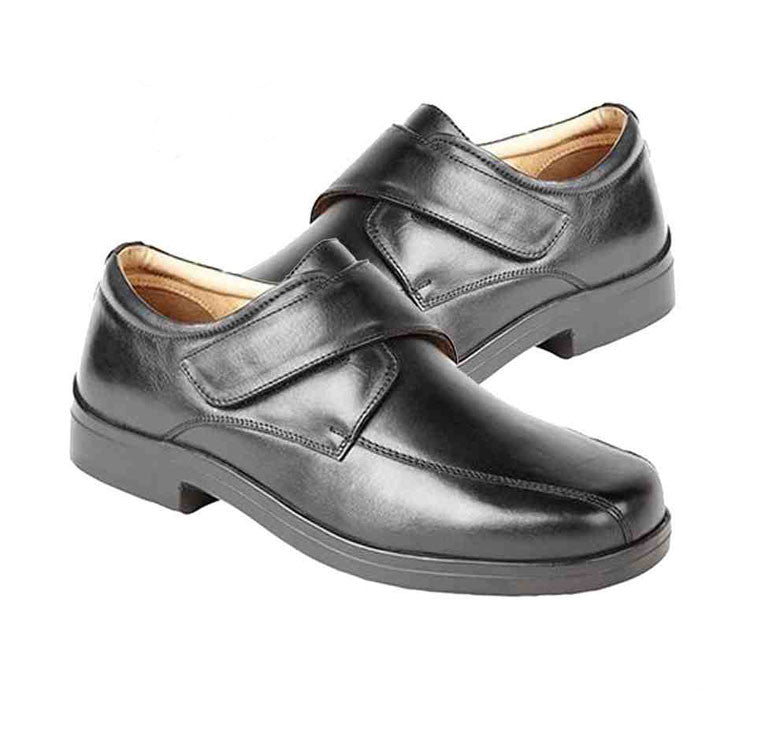 Roamers Velcro Wide Fitting black