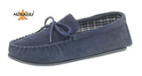Mokkers Slippers Bruce Navy Suede Small Fitting