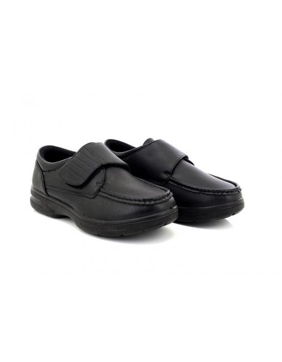 Roamers Velcro Wide Fitting black